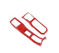 Pannelli Rivestimento Interni Per Auto Per Jeep Per Wrangler JL Per Gladiator JT 2018-2025 4WD Pannello Cambio Marce Copri Portabicchieri(Red B)