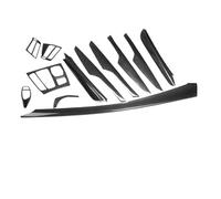 Pannelli Rivestimento Interni Per Auto Per X5 X6 F15 F16 2014-2018 Pannello Console Centrale In Vera Fibra Di Carbonio Rivestimento Interno Porta Rivestimento Pomello Cambio(X5 12PCS)
