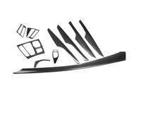 Pannelli Rivestimento Interni Per Auto Per X5 X6 F15 F16 2014-2018 Pannello Console Centrale In Vera Fibra Di Carbonio Rivestimento Interno Porta Rivestimento Pomello Cambio(X6 10PCS)