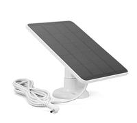 Pannelli solari, caricabatterie for telecamera di sicurezza IP da 20 W con cavo ricarica 3 metri Pannello solare IP65 Staffa for montaggio a parete Anello Faretto Fotocamera/Telecamera adesiva