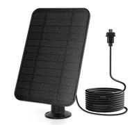 Pannelli solari, caricabatterie solari, pannello solare 4W mini impermeabile con tappo in gomma for Blink XT/XT2/telecamera esterna (3a generazione), pannello solare con batteria integrata e tappo in