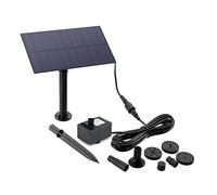 Pannelli solari, caricabatterie solari, pompa for fontana solare, pannello solare da 5 W e 5 V, pompa for acqua, decorazione da giardino con palo, sistema di irrigazione con pompa a pannello solare, r