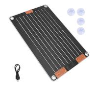 Pannelli solari, Caricatore solare - 5V/2A Generatore Solare,Fornitura di ricarica di più dispositivi, energia elettrica all'aperto per passeggiate zaino in spalla per campeggio viaggio