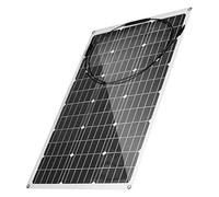 Pannelli Solari Flessibili, Cella solare monocristallina semi-flessibile fai da te, cavo impermeabile for auto e camper, alimentazione ricaricabile(150w)