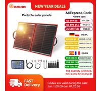 Pannelli solari flessibili Dokio 97W 18V con kit controller 12V e staffa di montaggio dalla Cina Pannelli solari 97W per campeggio, casa