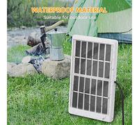 Pannelli Solari, Kit di Pannelli Solari Caricatore a Batteria Solare 6V Pannello Solare in Silicio Policristallino Pannello Multiposi Multipospiti del Modulo per Illuminazione Domestica,