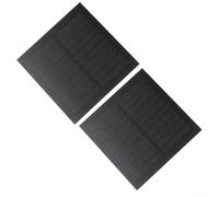 Pannelli solari monocristallini da 1,1 W e 5 V, confezione doppia, per la ricarica di giocattoli e luci a LED, design compatto e leggero