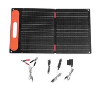 Pannelli Solari Portatili, Pannello Pieghevole 60W ETFE Dual Side, 12V - Ricarica Veloce PD, Fissaggio Magnetico, Ideale per Campeggio e Viaggi