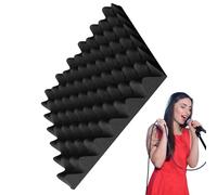Pannelli sonori, pannelli acustici in schiuma fonoassorbente, schiuma insonorizzata ad alta densità, cancellazione del rumore, imbottitura adesiva a per registrazione in studio, casa e