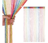Pannelli Tendaggi String Glitter - Tende Net Per Porta e Divider Camera