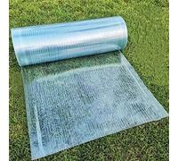 Pannelli Tetto Trasparente in Policarbonato,Lastra Resistente Ai Raggi UV 0,8mm Spesso,Antipioggia Pensilina Tettoia per Serra Giardino Garage,Facile Piegare e Tagliare (WxL: 0.5x15m(1.64x49.2ft))