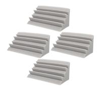 Pannelli Trappole per Bassi Fonoassorbenti 4 Pezzi per Pareti | Schiuma Tagliabile, Alta Durata e Forma Stabile, Stile Minimalista per Studi di Registrazione e Bar