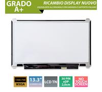 Pannello 13.3 compatibile con 02C7YD B133XTN01.6 HW2A [30 pin 1366768]
