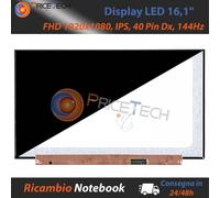 Pannello 16.1 compatibile con NV161FHM-NX1 NV161FHM-NX2 [40pin 19201080 144Hz]