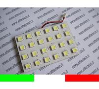 PANNELLO 24 LED SMD5050 BIANCO 6000K T10 BA9S SILURO L2