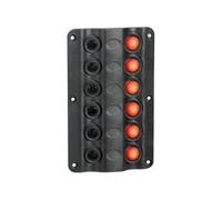 1 Pannello elettrico modello "Wave" 4 interruttori LED NAUTICA BARCA GOMMONE