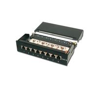 PANNELLO 8 PORTE SCHERMATE DA DESKTOP PER RETI CATEGORIA 6