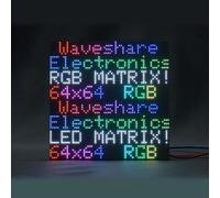 Pannello a matrice LED a colori RGB Waveshare, passo 3 mm, 64 x 64 pixel, lumino