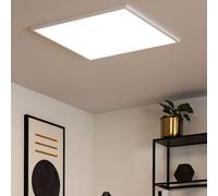 Pannello a soffitto Pannello a plafone Pannello a plafone Luce da soggiorno bianca Plafoniera, acciaio plastica, 1x LED 33 watt 4250 lumen bianco caldo, LxLxH 59,5x59,5x6 cm