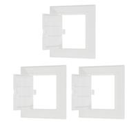 Pannello accesso 10x10cm 3pz, cerniere, bianco, per auto