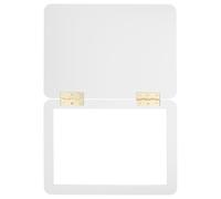 Pannello Accesso a Filo 10x8 Bianco per Scatola Contatore | Plastica Verniciabile, Texture Fine, per Corridoi e Scale Interne, Copre Imperfezioni e Si Adatta Carta