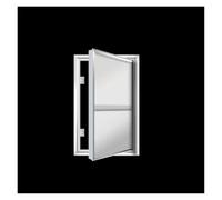 Pannello Accesso Cartongesso Occultabile Componibile Con Blocco A Pressione, Montaggio A Filo For Botola Ispezione Parete Climatizzazione Elettricità Idraulica(60 * 60cm)