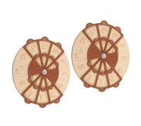 Pannello Accordi Cerchio delle Quinte in Legno 2 Pezzi | Chitarra e Pianoforte, Identificazione Rapida delle Scale, Design Intuitivo, Adatto a Principianti e Appassionati