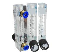 Pannello acrilico LZM-6T, tubo OD 6 mm, rotametro for gas CO2 con valvola, 25-600 ml/min, 0,1-2 l/min, a innesto rapido(60-600ml Per min)