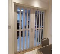 Pannello acrilico trasparente che fa scorrere la porta della fisarmonica di Bi-fold, divisorio del PVC per la separazione flessibile dello spazio