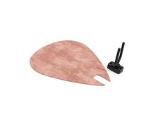 Pannello acustico a forma di plettro | Supporto fonoassorbente decorativo per chitarra | Compatibile con Fender, Gibson, Ibanez, PRS | Set in velluto con gancio | [Rosa | PICK-Large (315×375mm)]