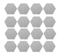 Pannello Acustico da Parete 12 Pezzi in Feltro Argento | Superficie Morbida e Delicata, per Case e Uffici, Riduzione del Rumore, Stile Moderno