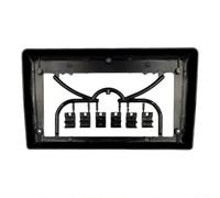 Pannello Adattatore Autoradio 7 A 9 Pollici Cornice | Per Camion ABS Nero Kit Retrofit Cruscotto Auto Accessori Interni Esterni Montaggio per semplice Modifiche