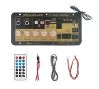 Pannello amplificatore, amplificatore auto, modulo amplificatore DC 12 V 24 V con telecomando, amplificatore audio stereo, microfono digitale ad alta corrente, piastra karaoke per auto, 30 Watt per