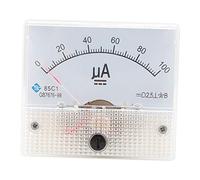 Pannello analogico AMP Microamp Amperometro Corrente Meter Gauge DC 0-100uA