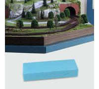 Pannello architettonico in schiuma blu per materiale da costruzione, isolamento e prototipo di progettazione di edifici, modello per blocco paesaggistico, SLA per pavimento (30 x 20 x 2 cm)