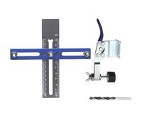 Pannello assistente di montaggio per porte multifunzione per armadietti Installazione di livellamento rapido Connettore per mobili in legno Puncher Installazione rapida Guida alla perforazione