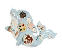 Pannello attività da parete - Giocattolo per lo sviluppo | Centro attività da parete - Giocattolo educativo 11 in 1 per bambini piccoli che supporta l'apprendimento delle abilità motorie, per