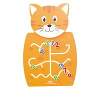 Pannello Attività Multisensoriale Gattino, Gioco Educativo per lo Sviluppo Motorio e Gognitivo