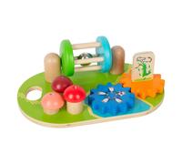 Small Foot Wooden Theme Park Motor Activity Board, Brightly Coloured, incl. Gear