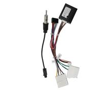 Pannello Autoradio Mascherina Per Benz Per Smart Per Fortwo 453 Auto 16pin Cablaggio Adattatore Canbus Box Decoder Android Radio Cavo Alimentazione(Low W)