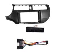 Pannello Autoradio Mascherina Per KIA Per RIO Per K3 2012-2015 9 Pollici Grande Schermo Stereo Dash Montaggio Pannello Con Telaio Kit Per Auto 2Din Audio Radio Fascia(Left cord)