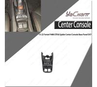 Pannello base console centrale in carbonio secco per Ferrari F488 GTB e Spide...
