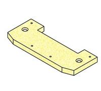 Pannello calorite coperchio per caldaia, originale MCZ e RED cod.41150900100