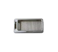 Pannello Centrale Interno Auto, per Mk4, per R32, per GTI 1999 2000 2001 2002 2003 2004 1 Set di cornici Decorative per Console Centrale Sinistra Destra (Argento Destro)