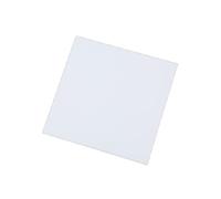 Pannello ceramico in allumina, 1 pezzo, piastra di lavorazione circolare e quadrata, foglio isolante resistente alle alte temperature (50x50x15 mm)(100x100x2mm)