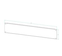 Pannello Cieco RACK 19" 1-5U Nero Grigio 10 Pezzi per Armadio RACK