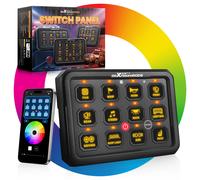 Pannello Comandi Touch 12 Gang RGB APP Control For Veicoli 4x4 UTV ATV Marine
