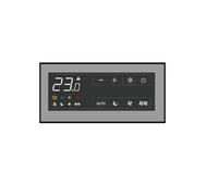 Pannello Comando a Bordo 4 Velocità Smart Touch LCD Con termostato a modulazione continua ECA644II per Ventilconvettori Innova