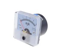 Pannello con amperometro analogico 1 pz 5mA 10mA 50mA 100mA 200mA DC Amperometro analogico da pannello AMP Misuratore di corrente Amperimetro Amperometro Calibro DH-50 1MA 2MA 3MA(DC 50mA)