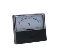 Pannello con amperometro analogico DH-670 Voltmetro analogico DC 1V2V3V5V10V15V20V30V40V50V100V150V200V250V300V400V450V500V Misuratore di tensione da pannello(400V)